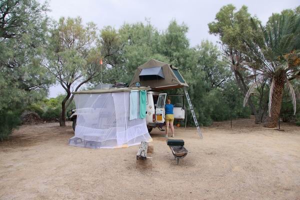 Vliegentent was wel nodig hier