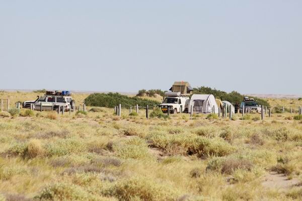 Bushcamp bij Lake Eyre