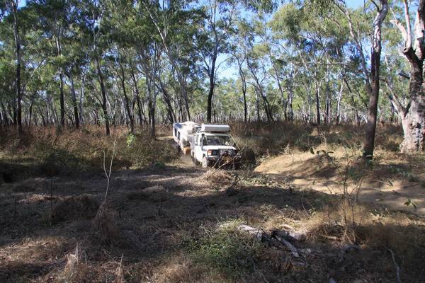 In Lakefield NP is Kimmy voor het eerst echt off road geweest. 
Dit zijn foto's op de track naar 12 mile lagoon camparea.
