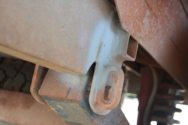 ... hier een van de gelaste steunen.