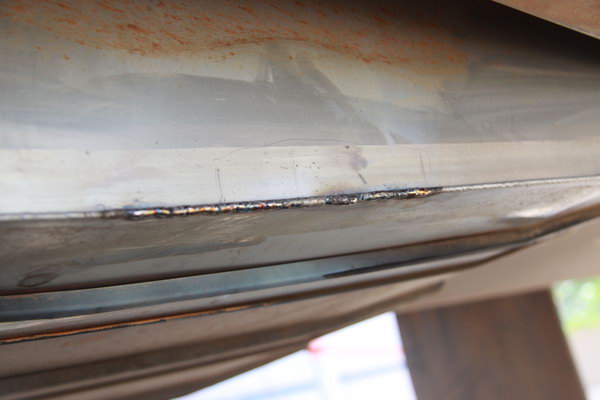 Lekke watertank gelast