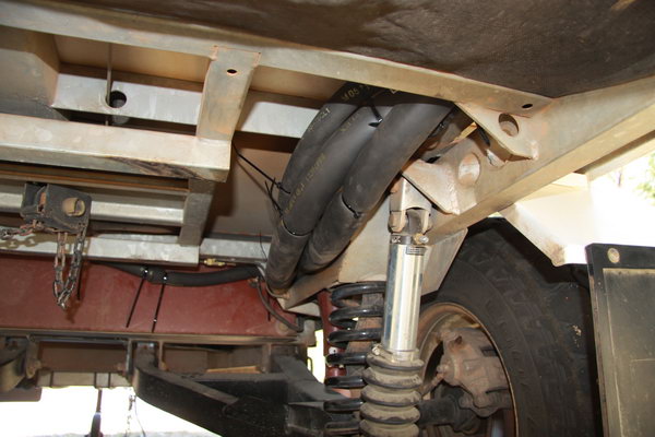 Waterleidingen geisoleerd als voorbereiding op overwinteren op Vancouver Island (Canada)