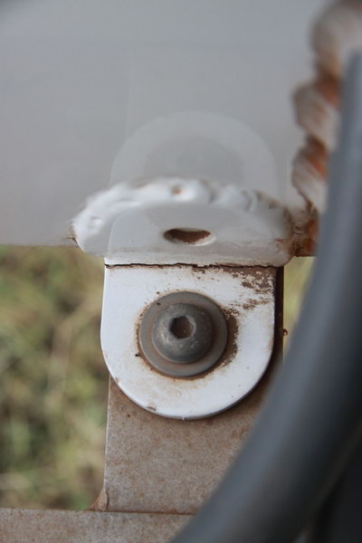 Gebroken steun disselbak