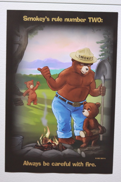 Bosbrand preventie door Smoky Bear