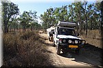 In Lakefield NP is Kimmy voor het eerst echt off road geweest. 
Dit zijn foto's op de track naar 12 mile lagoon camparea.