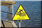 Sudden drop, onverwacht dieper water