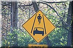 Enkelbaansweg, deel weg met fietsers