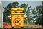 Ontsteek verlichting, draag geen zonnebril
Voor een tunnel
