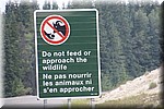Verboden dieren te voeren of te benaderen