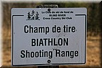 Biathlon schietbaan voor 's winters