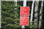 Gevaar; Geen toegang tot gevaarlijk terrein (ook in Frans en First Nation talen)