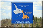 Newfoundland tijdzone, half uur later
